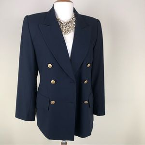 VINTAGE-Essentials for A.S.L Size 4 Classic 90’s Navy Blue Blazer